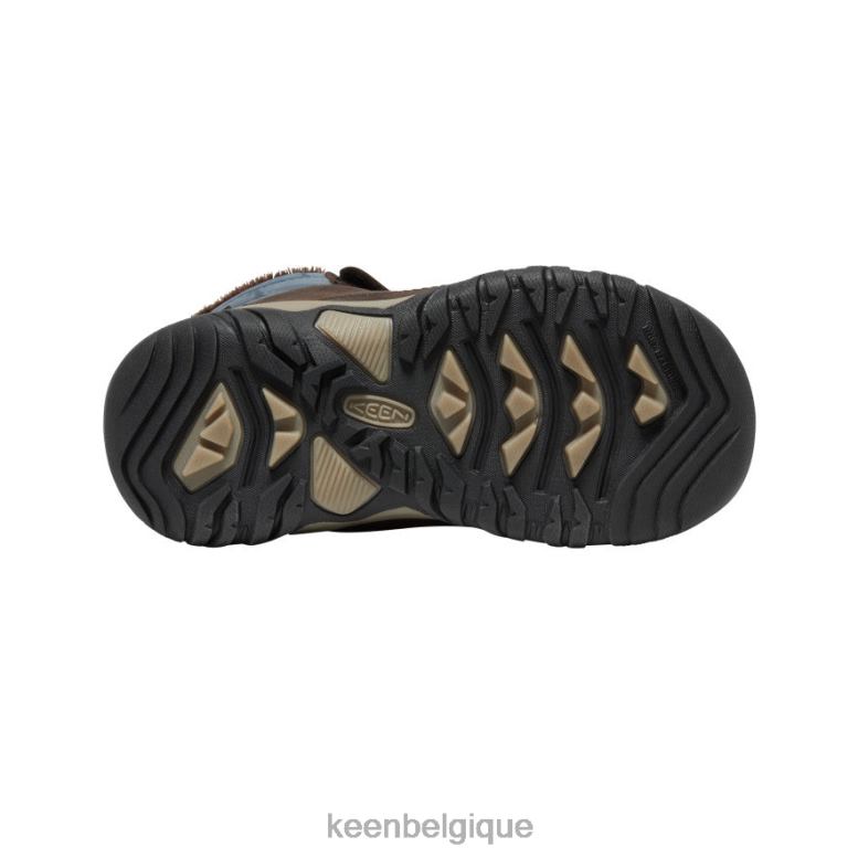 chaussure KEEN botte imperméable Greta grain de café/bleu sarcelle Grands enfants PD0JD1016