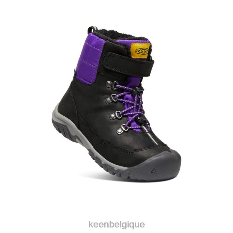 chaussure KEEN botte imperméable Greta noir/violet Grands enfants PD0JD1014