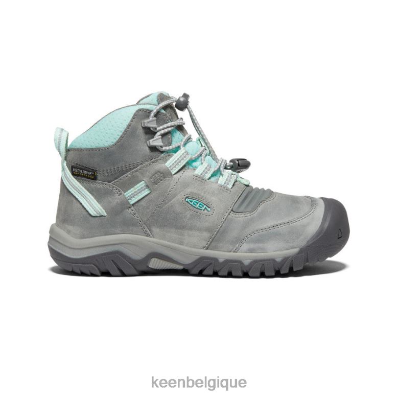chaussure KEEN botte imperméable Ridge Flex teinte gris/bleu Grands enfants PD0JD947