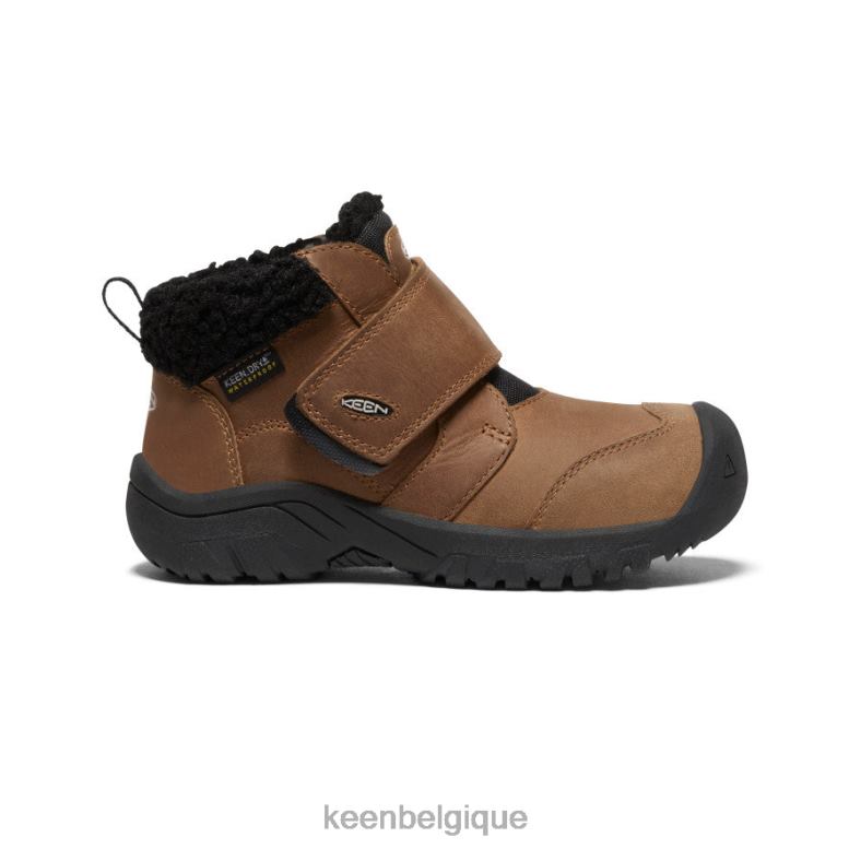 chaussure KEEN botte imperméable kootenay iv noix de coco grillée/vapeur petits enfants PD0JD1009