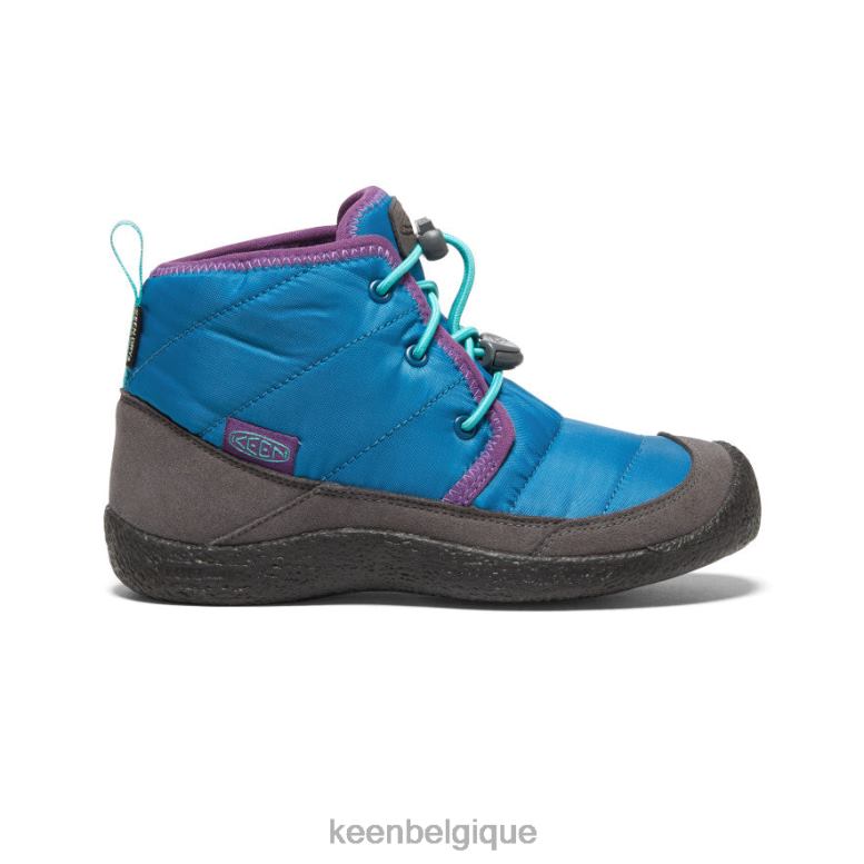 chaussure KEEN chukka imperméable howser ii mykonos bleu/atlantide Grands enfants PD0JD938