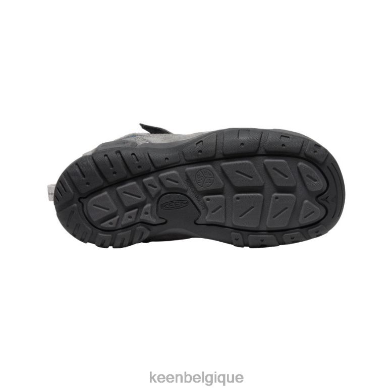 chaussure KEEN chukka à noeud gris acier/bleu sarcelle aile Grands enfants PD0JD1003