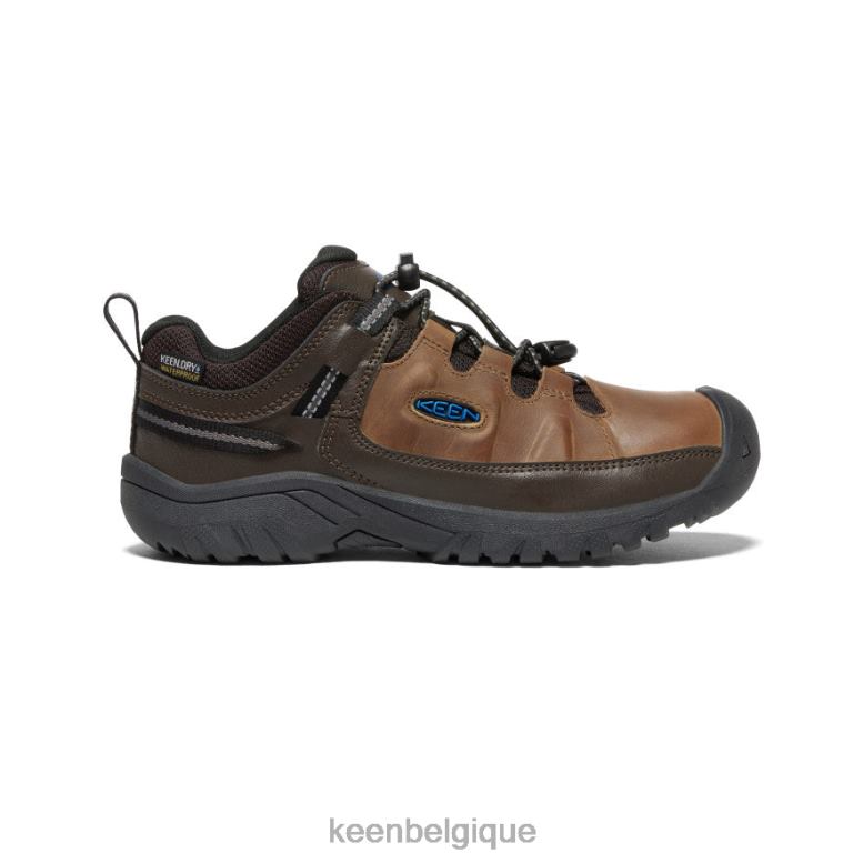 chaussure KEEN chaussure imperméable targhee grain de café/bison Grands enfants PD0JD841