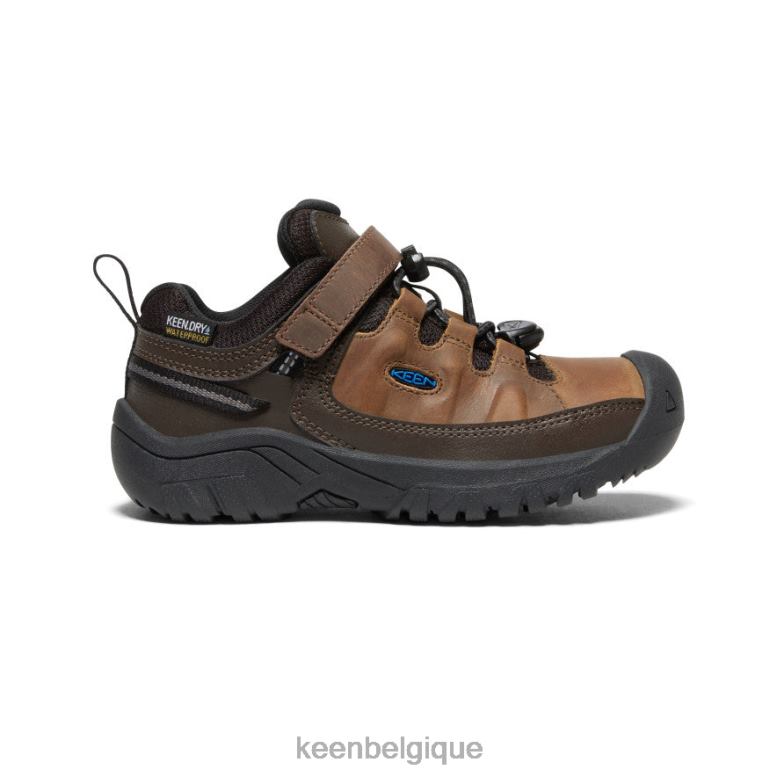 chaussure KEEN chaussure imperméable targhee grain de café/bison petits enfants PD0JD911