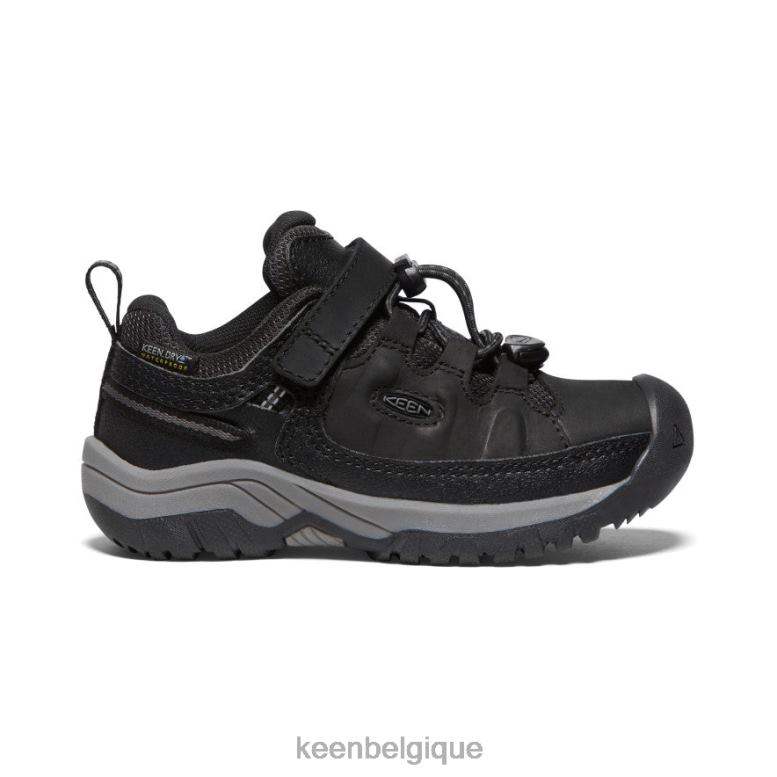chaussure KEEN chaussure imperméable targhee noir/gris acier petits enfants PD0JD912