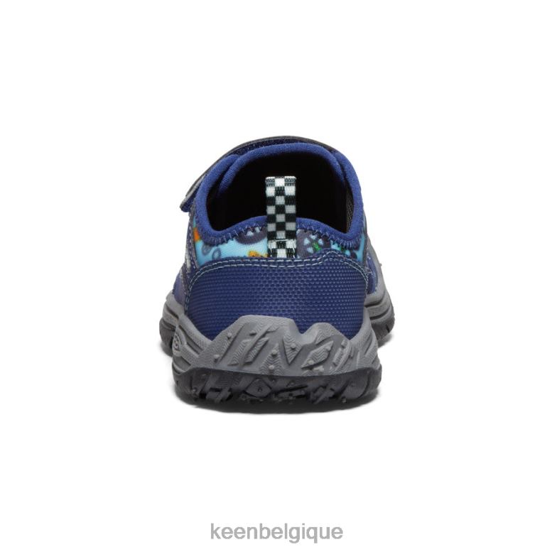 chaussure KEEN chien de vitesse bleu profond/noir petits enfants PD0JD812