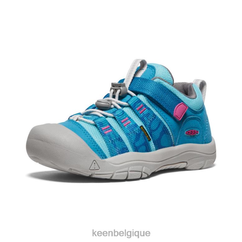 chaussure KEEN newport h2sho bleu fjord/fuchsia festival Grands enfants PD0JD955
