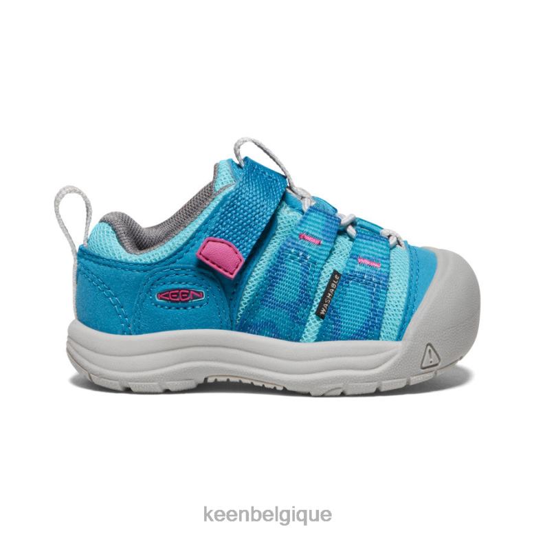 chaussure KEEN newport h2sho bleu fjord/fuchsia festival les tout-petits PD0JD914