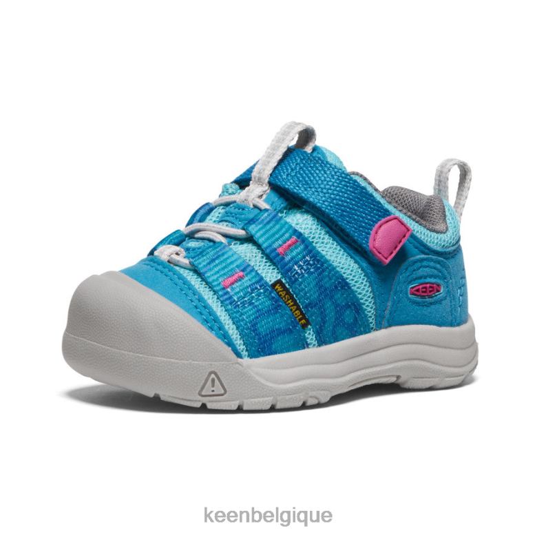 chaussure KEEN newport h2sho bleu fjord/fuchsia festival les tout-petits PD0JD914