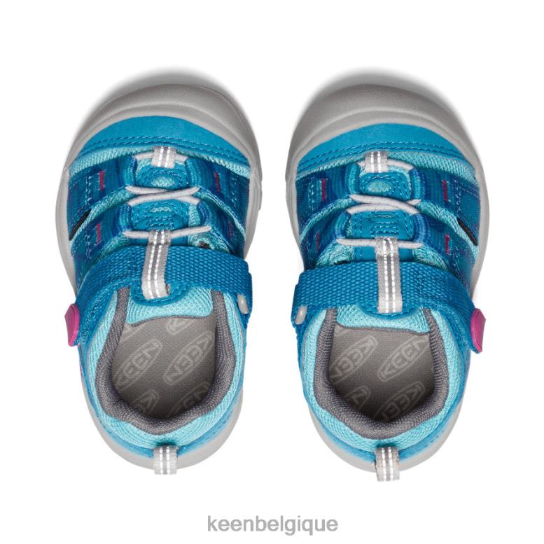 chaussure KEEN newport h2sho bleu fjord/fuchsia festival les tout-petits PD0JD914