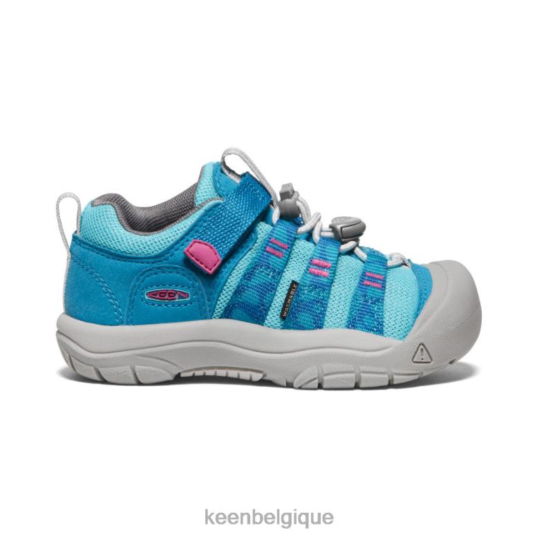 chaussure KEEN newport h2sho bleu fjord/fuchsia festival petits enfants PD0JD928
