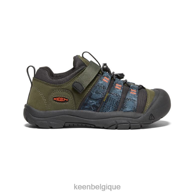 chaussure KEEN newport h2sho forêt nuit/aimant Grands enfants PD0JD954