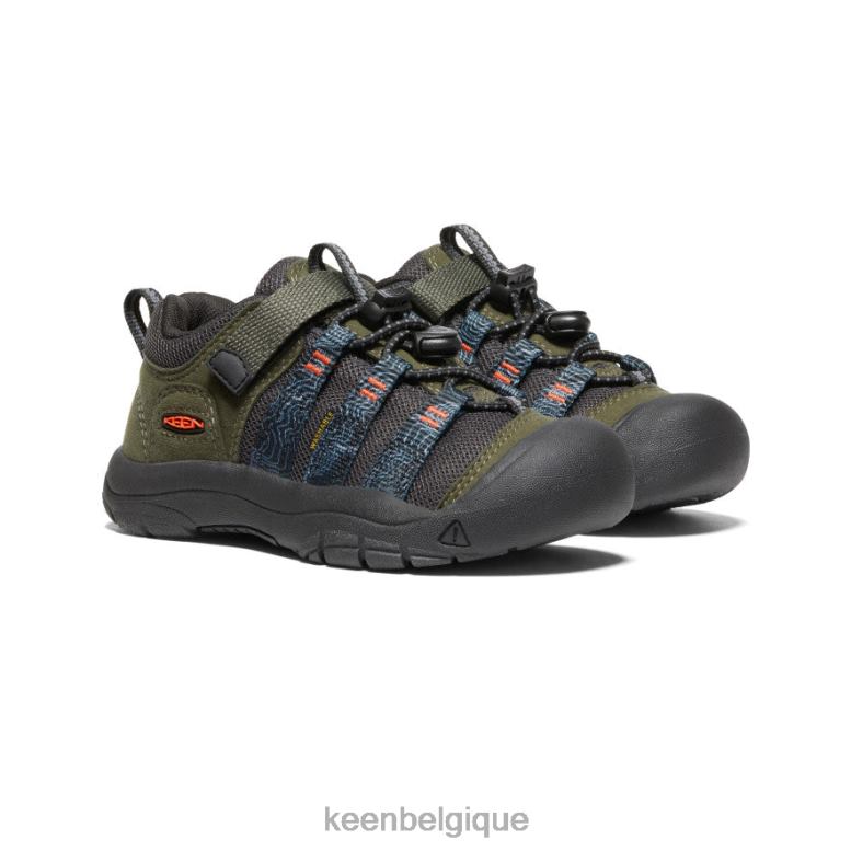 chaussure KEEN newport h2sho forêt nuit/aimant petits enfants PD0JD927