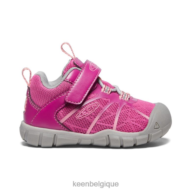 chaussure KEEN sneaker chandler 2 cnx festival fuchsia/ibis rose les tout-petits PD0JD884
