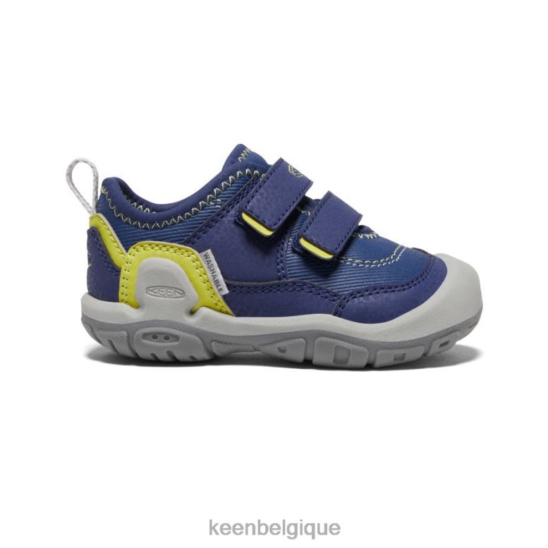 chaussure KEEN sneaker à double bride creuse Knotch bleu profond/onagre les tout-petits PD0JD958