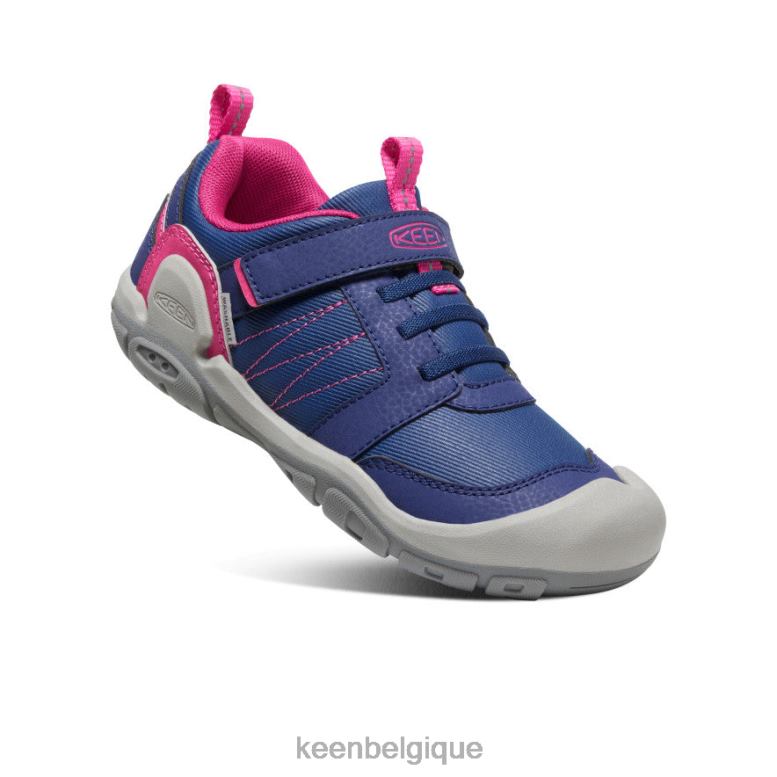 chaussure KEEN sneaker à pointe nouée bleu profond/paon rose Grands enfants PD0JD975