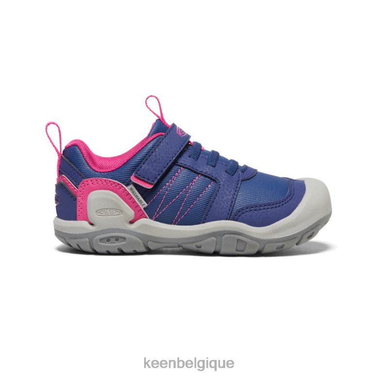 chaussure KEEN sneaker à pointe nouée bleu profond/paon rose petits enfants PD0JD970