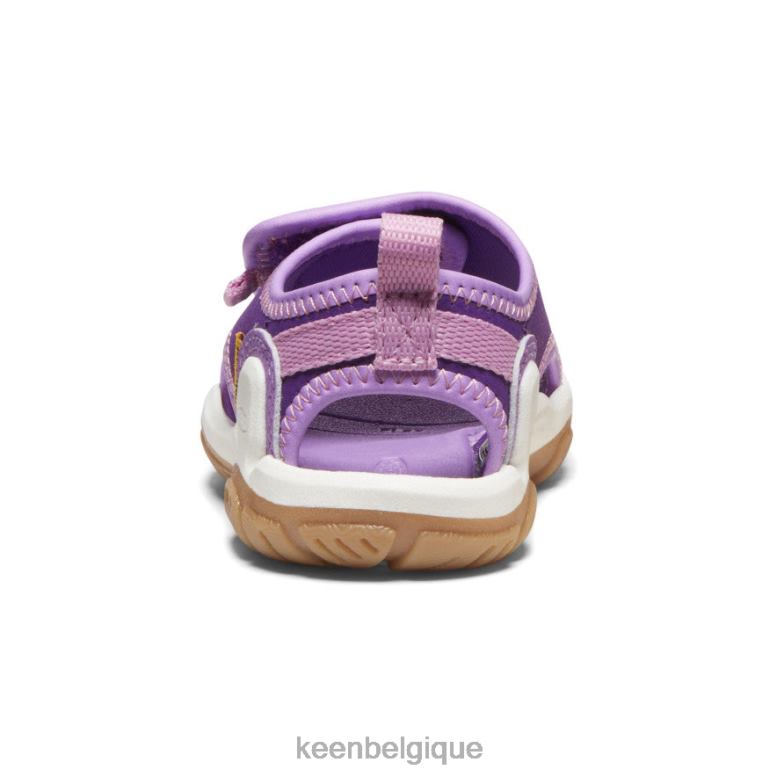 chaussure KEEN Knotch River à bout ouvert Tillandsia violet/lavande anglaise les tout-petits PD0JD933