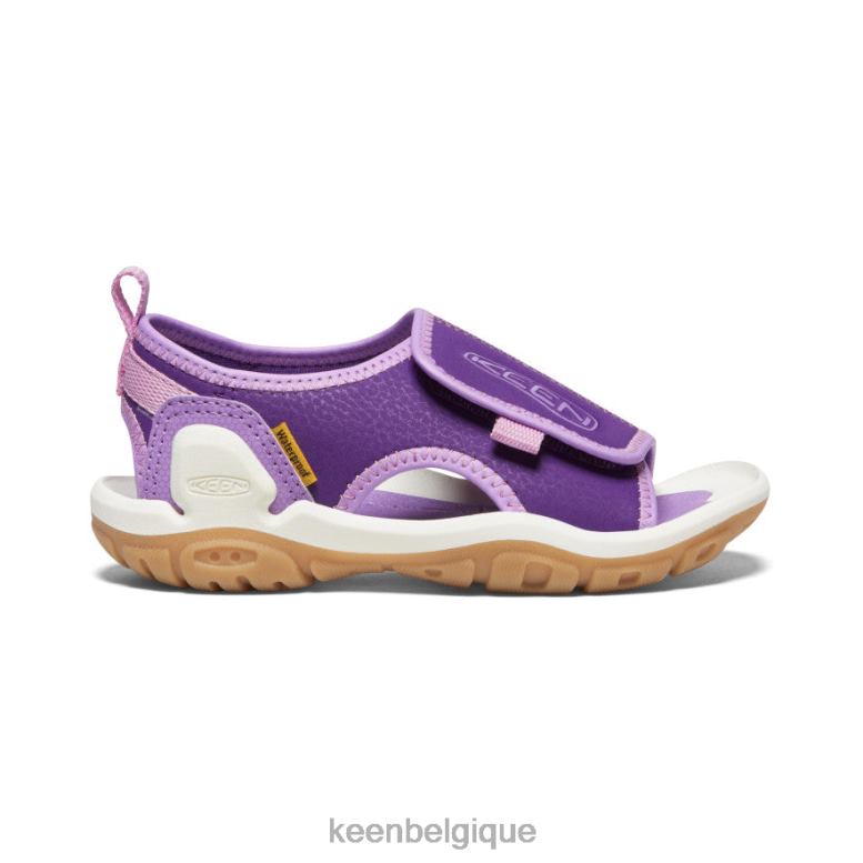 chaussure KEEN Knotch River à bout ouvert Tillandsia violet/lavande anglaise petits enfants PD0JD931