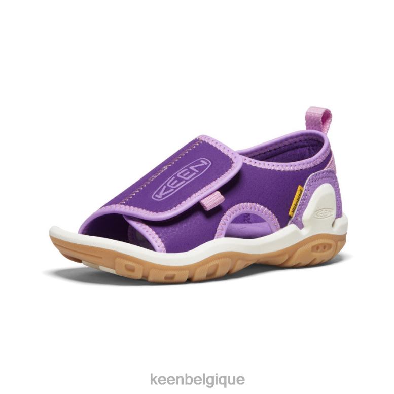 chaussure KEEN Knotch River à bout ouvert Tillandsia violet/lavande anglaise petits enfants PD0JD931