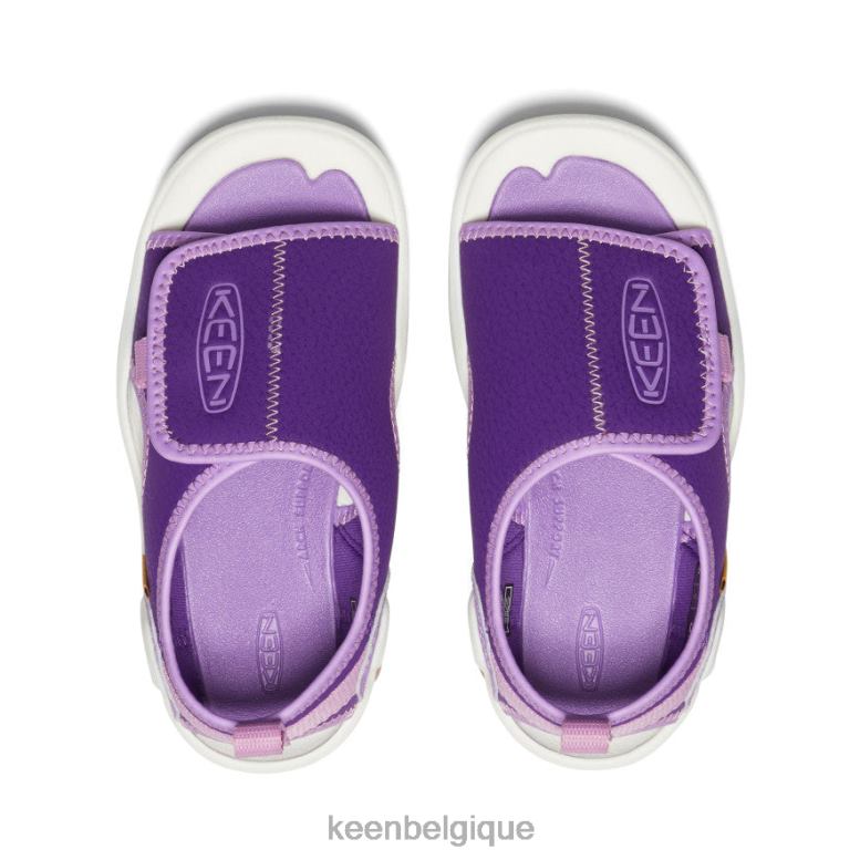 chaussure KEEN Knotch River à bout ouvert Tillandsia violet/lavande anglaise petits enfants PD0JD931