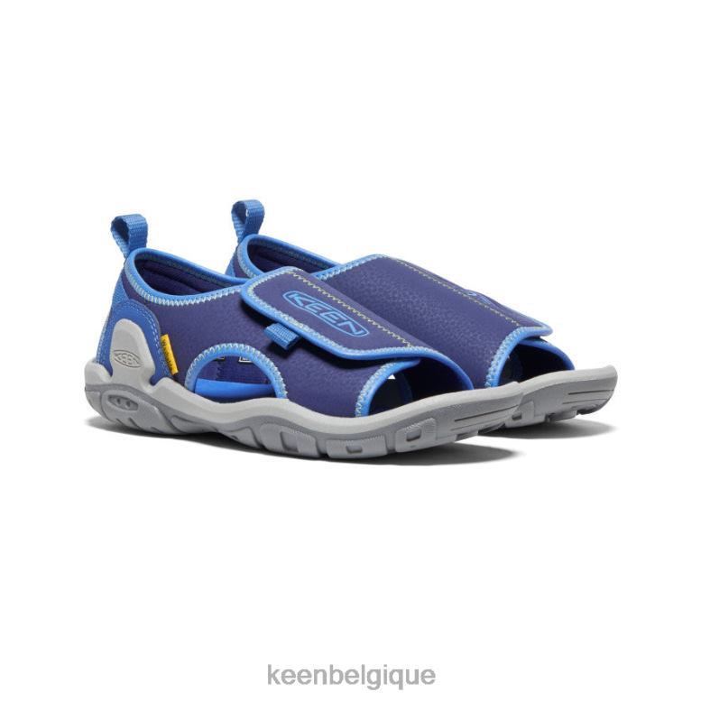 chaussure KEEN Knotch River à bout ouvert profondeurs de cobalt/bleu vif Grands enfants PD0JD949