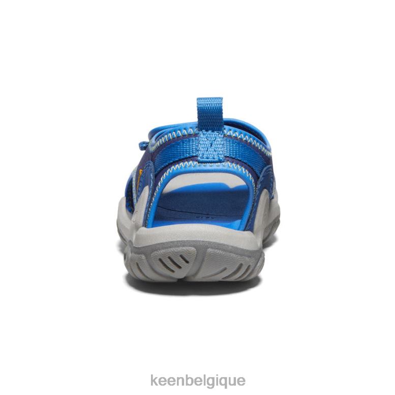 chaussure KEEN Knotch River à bout ouvert profondeurs de cobalt/bleu vif Grands enfants PD0JD949
