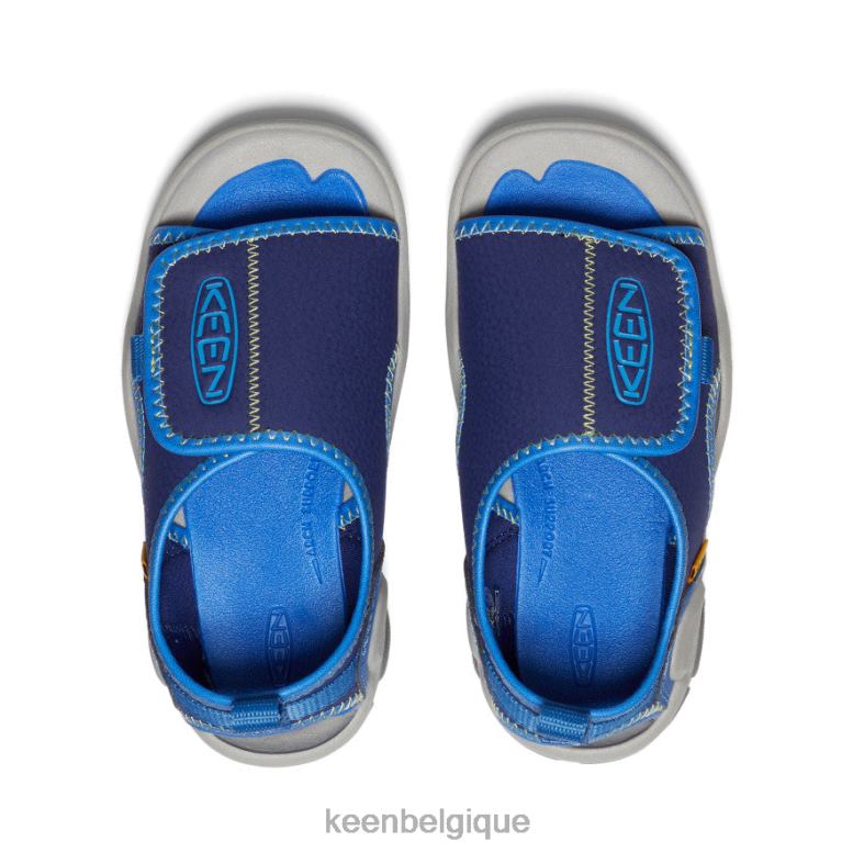 chaussure KEEN Knotch River à bout ouvert profondeurs de cobalt/bleu vif petits enfants PD0JD929