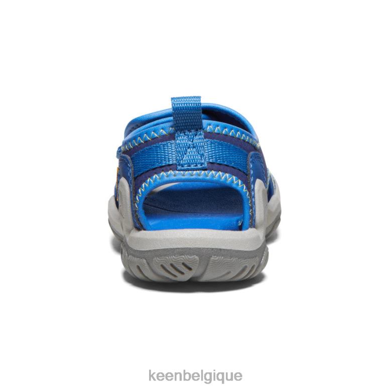 chaussure KEEN Knotch River à bout ouvert profondeurs de cobalt/bleu vif petits enfants PD0JD929