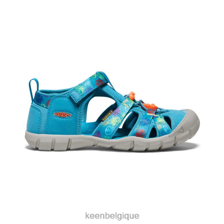 chaussure KEEN Seacamp II CNX x Smokey Bear ours fumé/bleu fjord Grands enfants PD0JD800