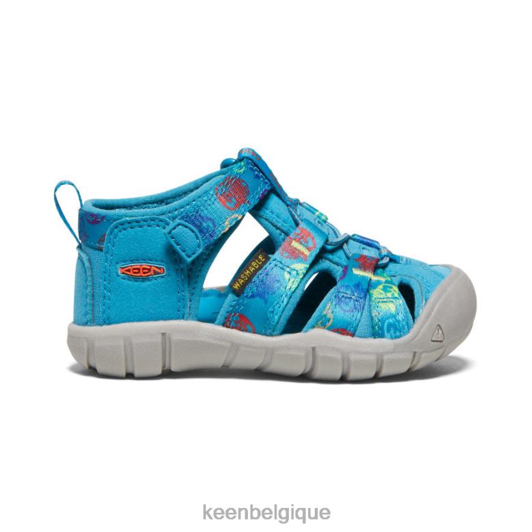 chaussure KEEN Seacamp II CNX x Smokey Bear ours fumé/bleu fjord les tout-petits PD0JD821