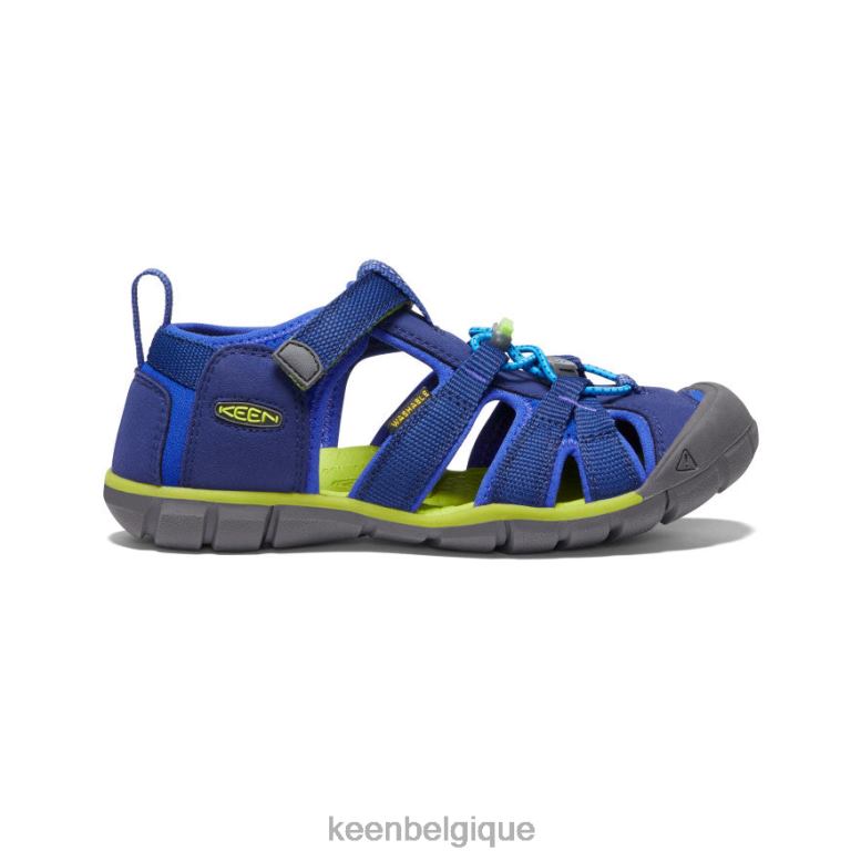 chaussure KEEN camp marin ii cnx bleu profond/chartreuse Grands enfants PD0JD786
