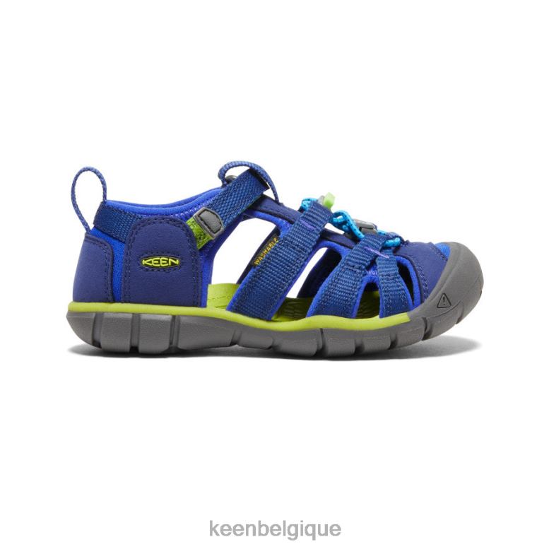 chaussure KEEN camp marin ii cnx bleu profond/chartreuse petits enfants PD0JD846