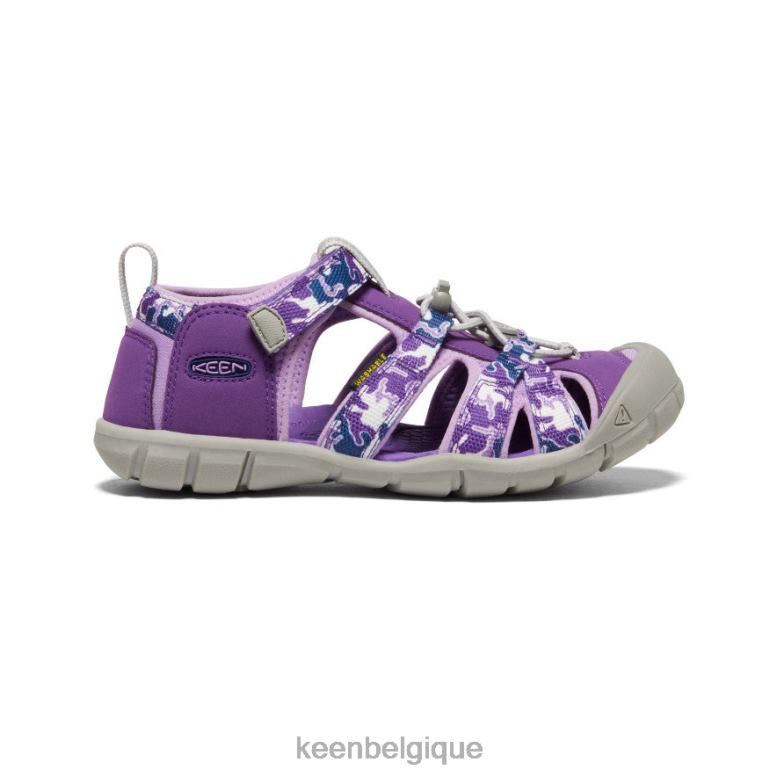 chaussure KEEN camp marin ii cnx camouflage/tillandsia violet Grands enfants PD0JD795