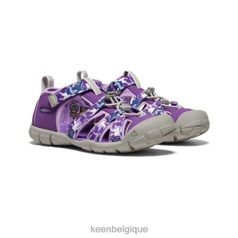 chaussure KEEN camp marin ii cnx camouflage/tillandsia violet Grands enfants PD0JD795