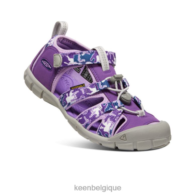 chaussure KEEN camp marin ii cnx camouflage/tillandsia violet Grands enfants PD0JD795