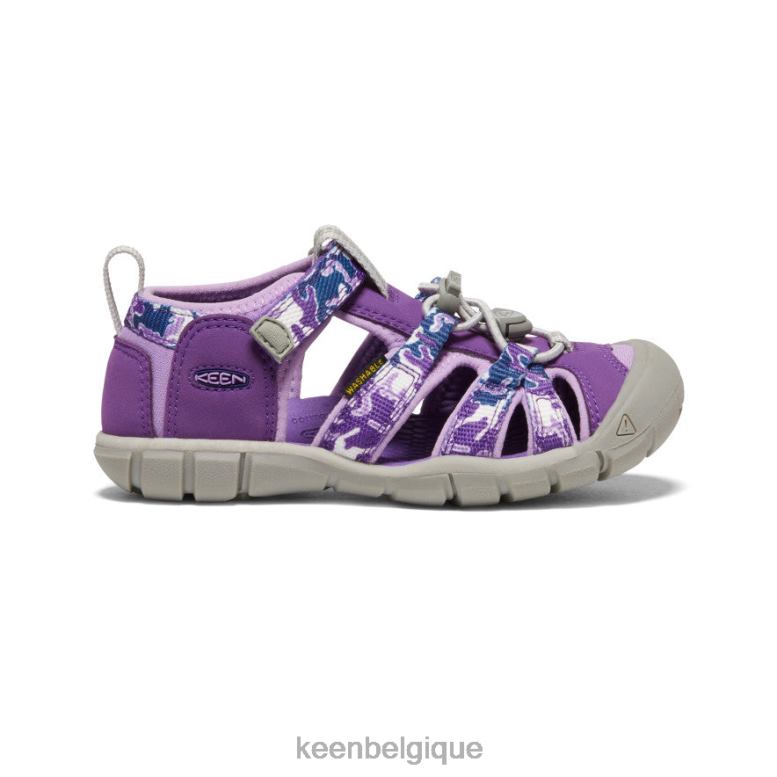 chaussure KEEN camp marin ii cnx camouflage/tillandsia violet petits enfants PD0JD851