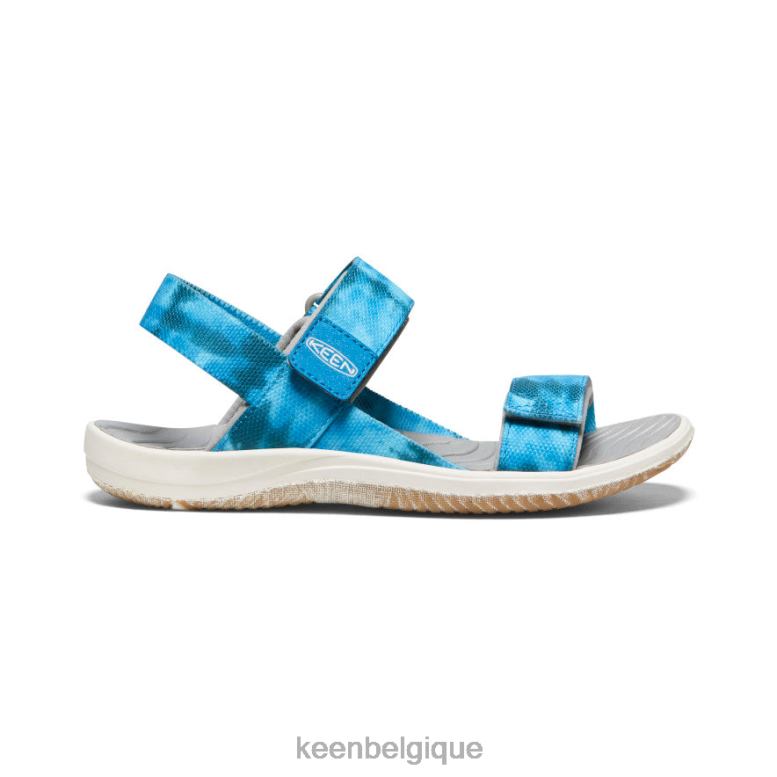chaussure KEEN elle backstrap mousse de mer/bleu fjord Grands enfants PD0JD722