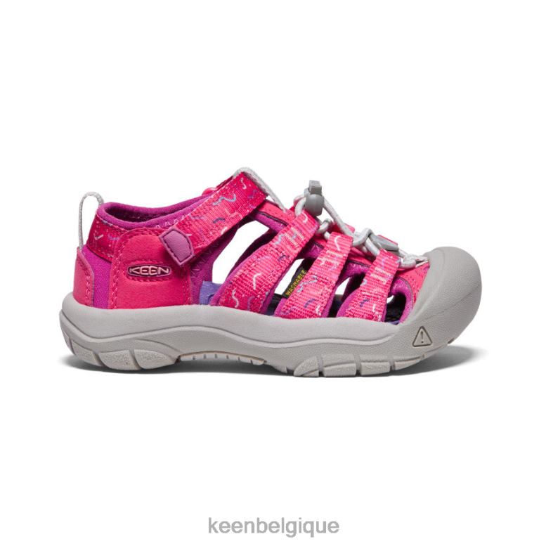chaussure KEEN newport h2 azalée/fuchsia festival petits enfants PD0JD739