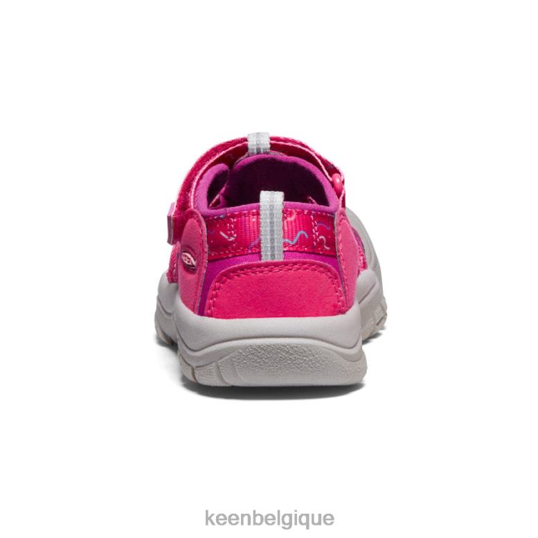 chaussure KEEN newport h2 azalée/fuchsia festival petits enfants PD0JD739