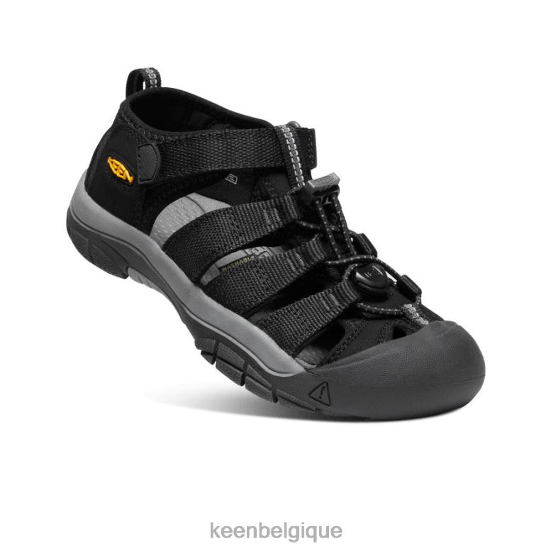 chaussure KEEN newport h2 noir jaune Grands enfants PD0JD750