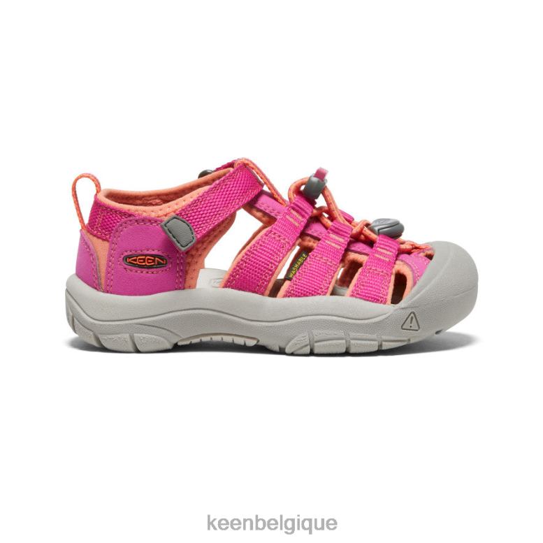 chaussure KEEN newport h2 très baies/corail fusion petits enfants PD0JD747