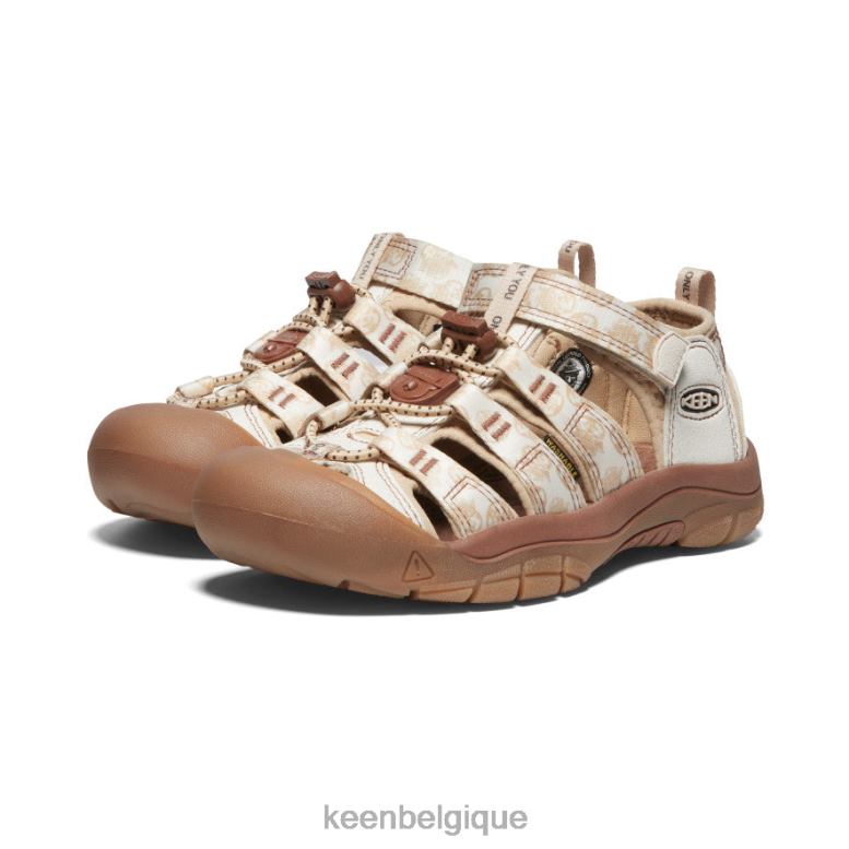 chaussure KEEN newport h2 x ours fumé ours enfumé/smores Grands enfants PD0JD762