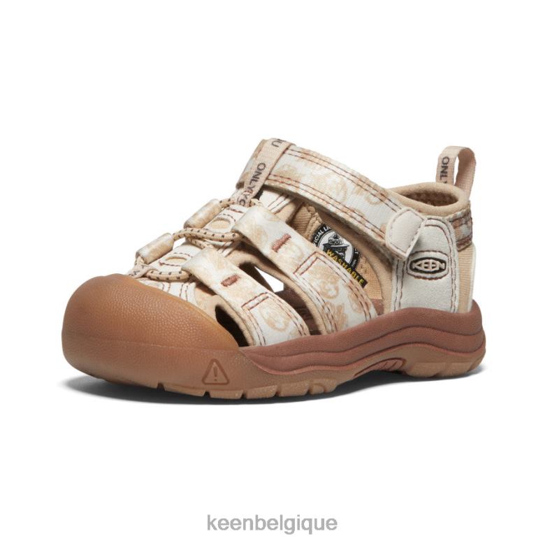 chaussure KEEN newport h2 x ours fumé ours enfumé/smores les tout-petits PD0JD835