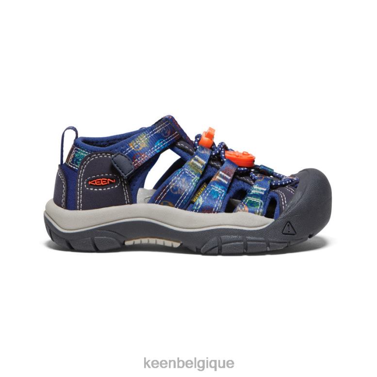 chaussure KEEN newport h2 x ours fumé ours fumé/multi petits enfants PD0JD743