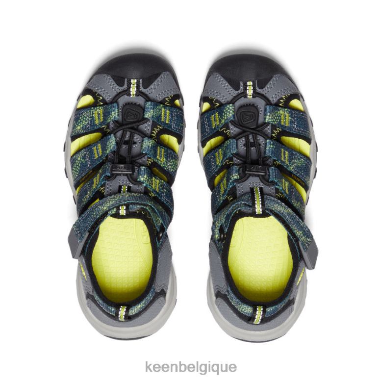 chaussure KEEN newport néo h2 mousse de mer/gris acier petits enfants PD0JD839