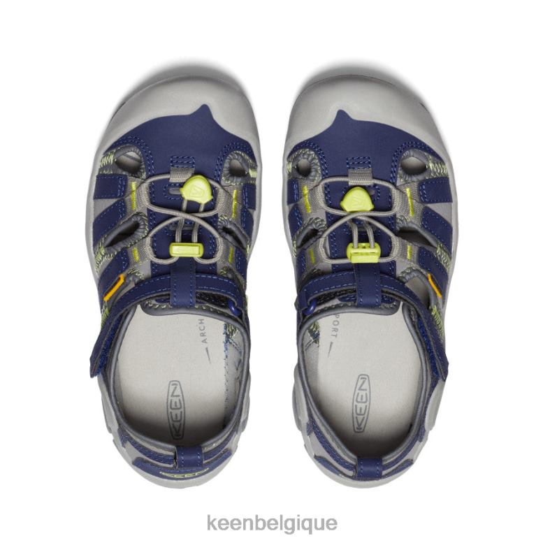 chaussure KEEN ruisseau Knotch gris acier/bleu profondeurs Grands enfants PD0JD777