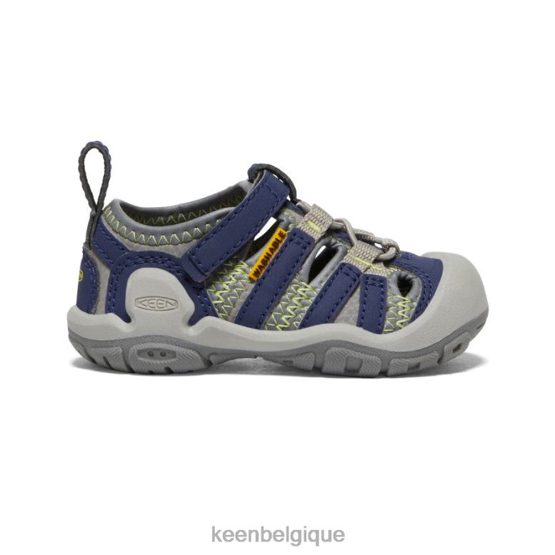 chaussure KEEN ruisseau Knotch gris acier/bleu profondeurs les tout-petits PD0JD806