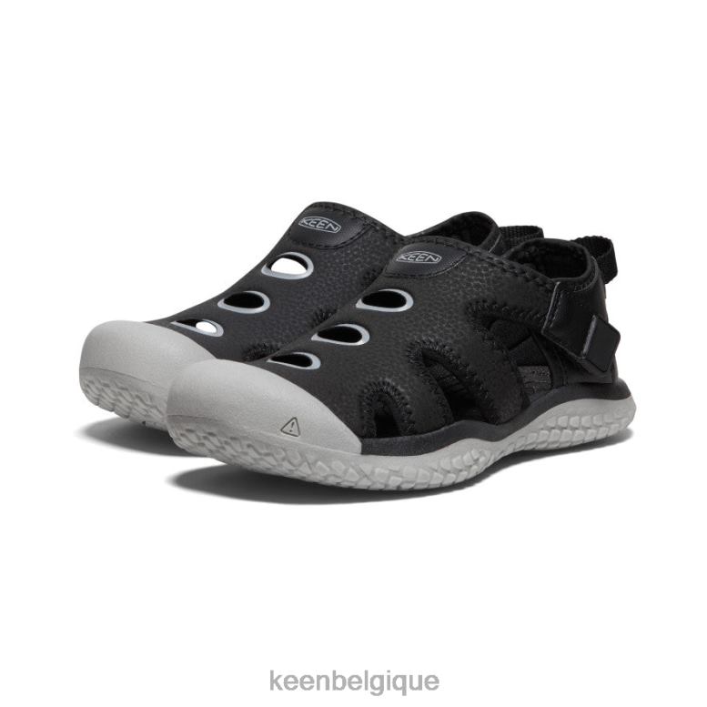 chaussure KEEN sandale en galuchat noir/bruine Grands enfants PD0JD915