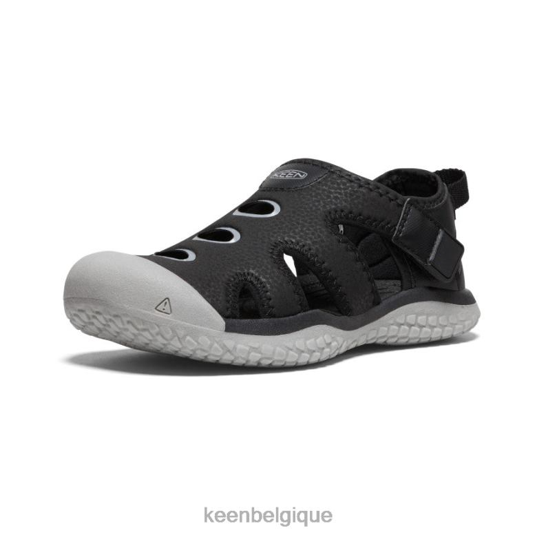 chaussure KEEN sandale en galuchat noir/bruine Grands enfants PD0JD915